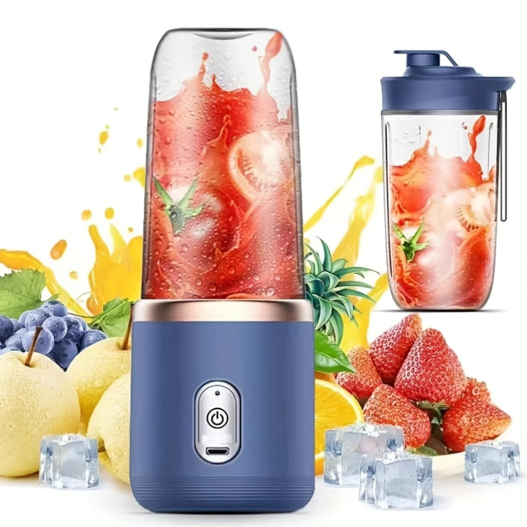 Blender Portabil Mini Reincarcabil USB - 400 ml x 2