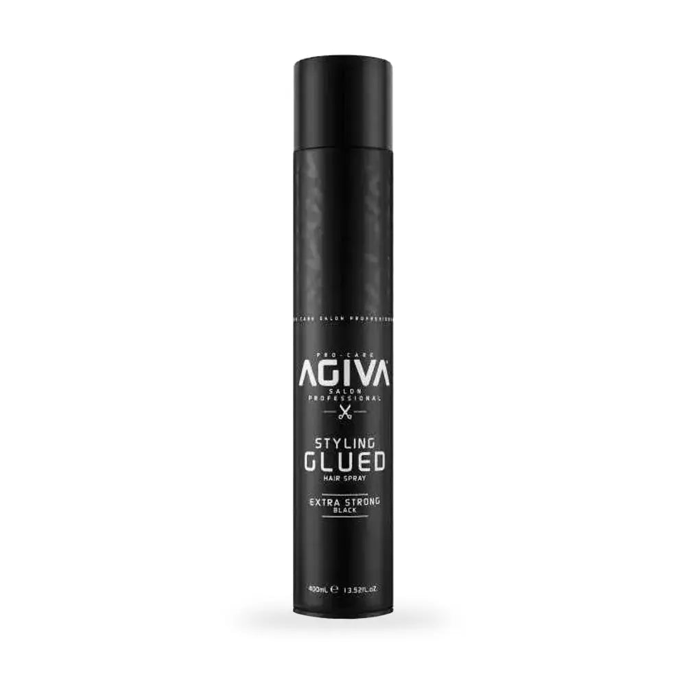 Agiva Hair Styling Spray Extra Strong Black - Glued 400 Ml
