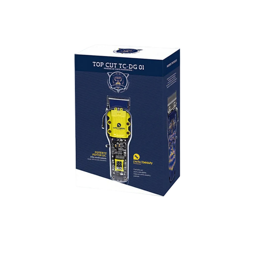 Perfect Beauty Masina de tuns profesionala ZZMAQ45062 HAIR CLIPPER TOP CUT TC DG01 TRANSPARENT GORILA - articol profesional doar pentru frizeri si stilisti
