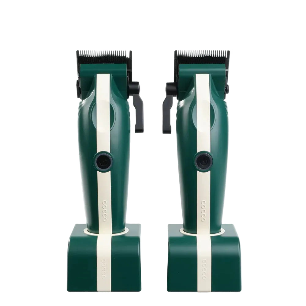 Cocco Veloce Lite Clipper green/white - Masina de tuns - articol profesional doar pentru frizeri si stilisti