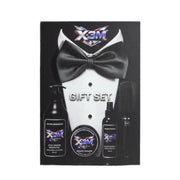 Set Cadou X-3M ( sampon+pomada puternica+fixativ lichid+perie )