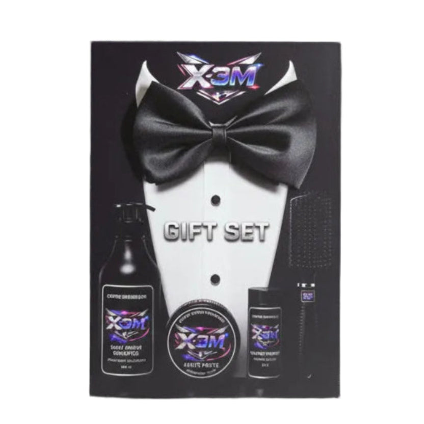 Set Cadou X-3M ( sampon+pomada mata+pudra de volum+perie )