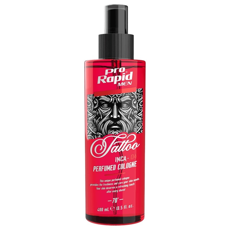 After shave PRORAPID TATTOO SERIES INCA PERFUMED COLOGNE 04 400 ML