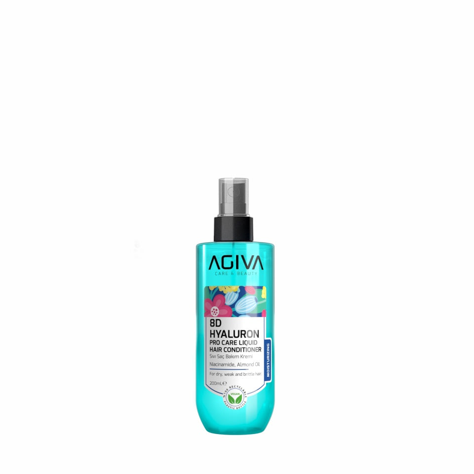 Agiva 8D Hyoluron Pro Care Liquıd Hair Conditioner 200 Ml - spray balsam fara clatire