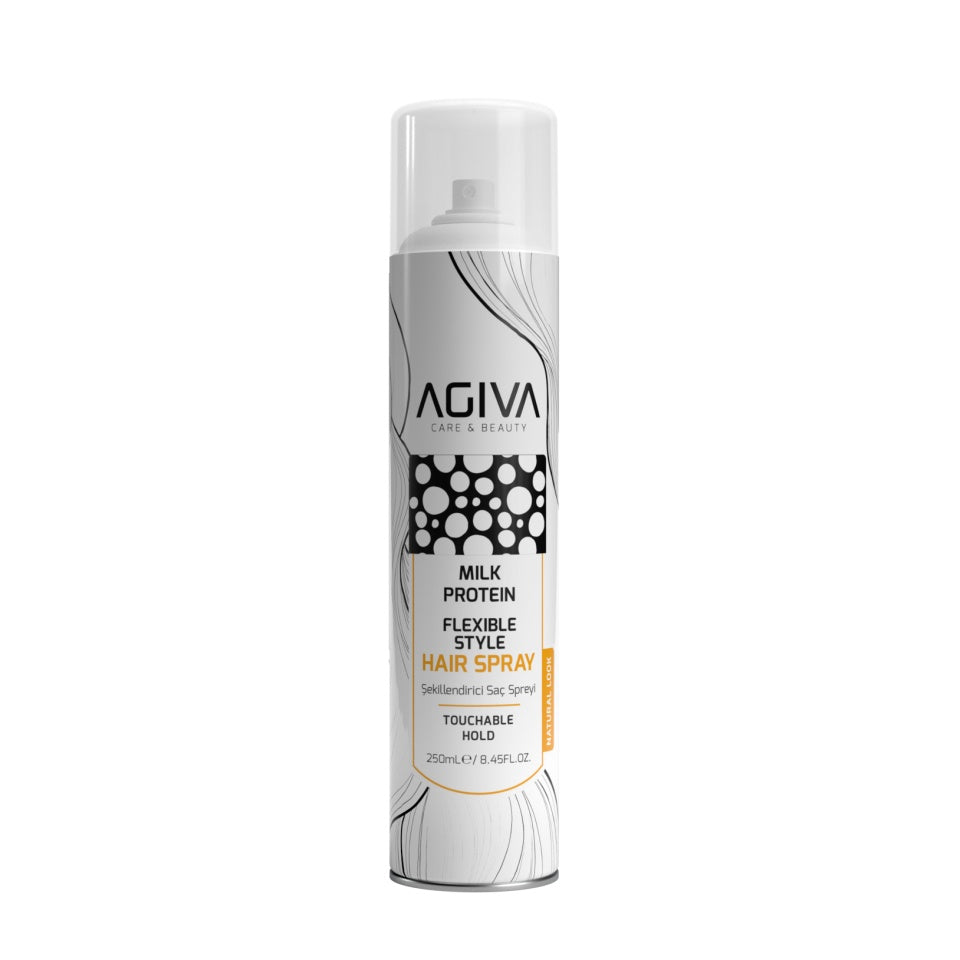 Agiva Fixativ Milk Protein Amino Complex Pro Care Hair Spray 250 Ml