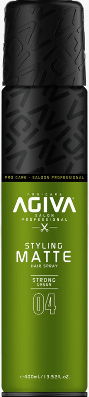 Agiva Hair Styling Spray Matte - Green 400 Ml