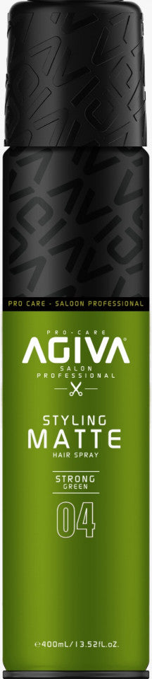 Agiva Hair Styling Spray Matte - Green 400 Ml