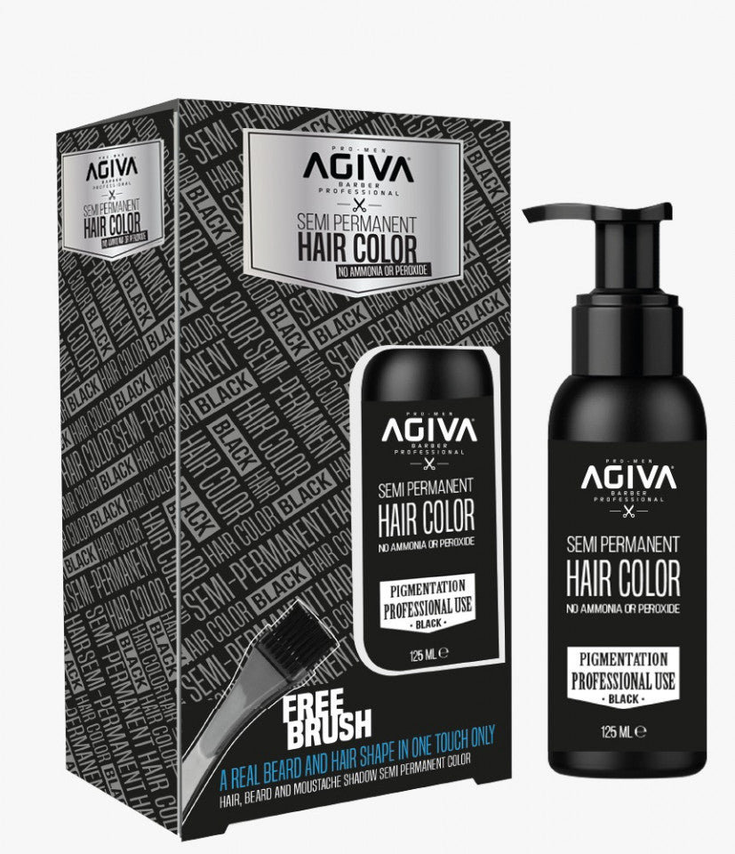 Agiva Semi- Permanent Black Color 125 Ml