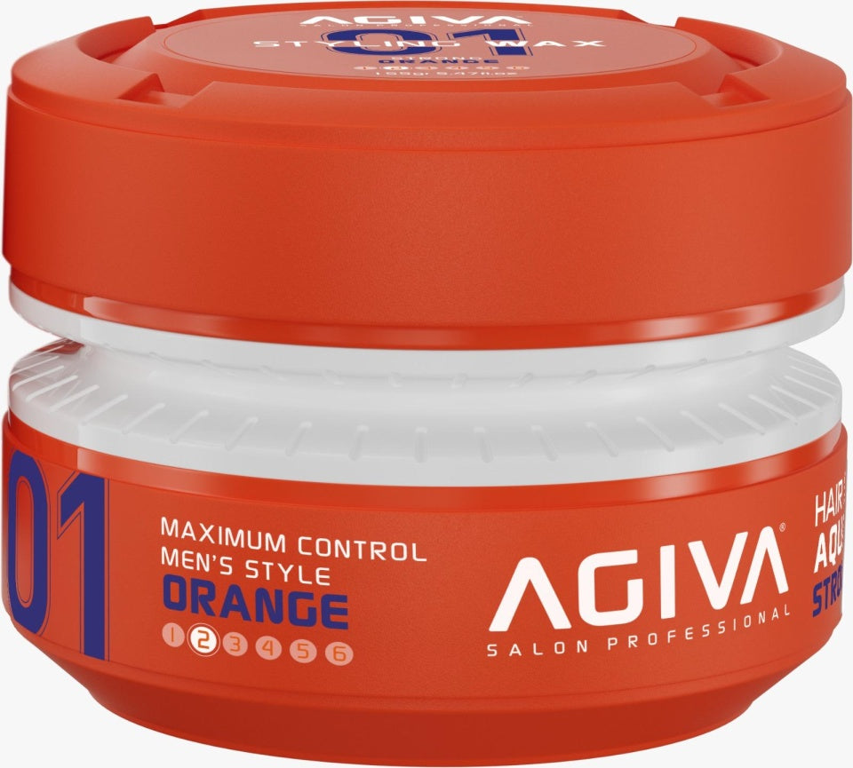 Agiva Styling Hair Wax Aqua Strong - Orange 175 Ml