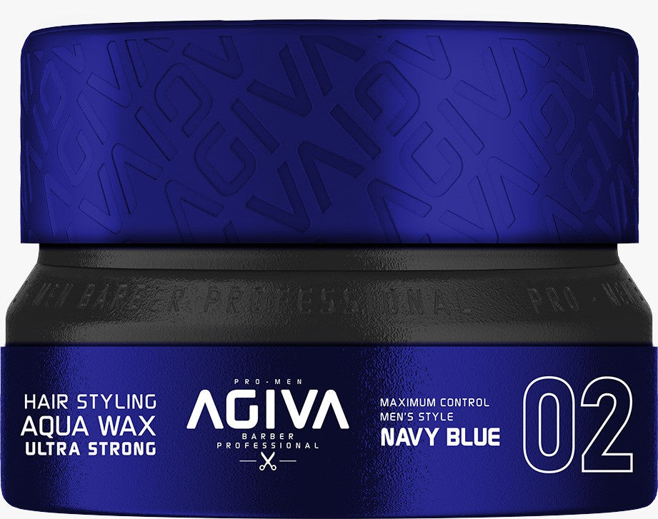 Agiva Styling Hair Wax Aqua Ultra Strong - Navy Blue 155 Ml