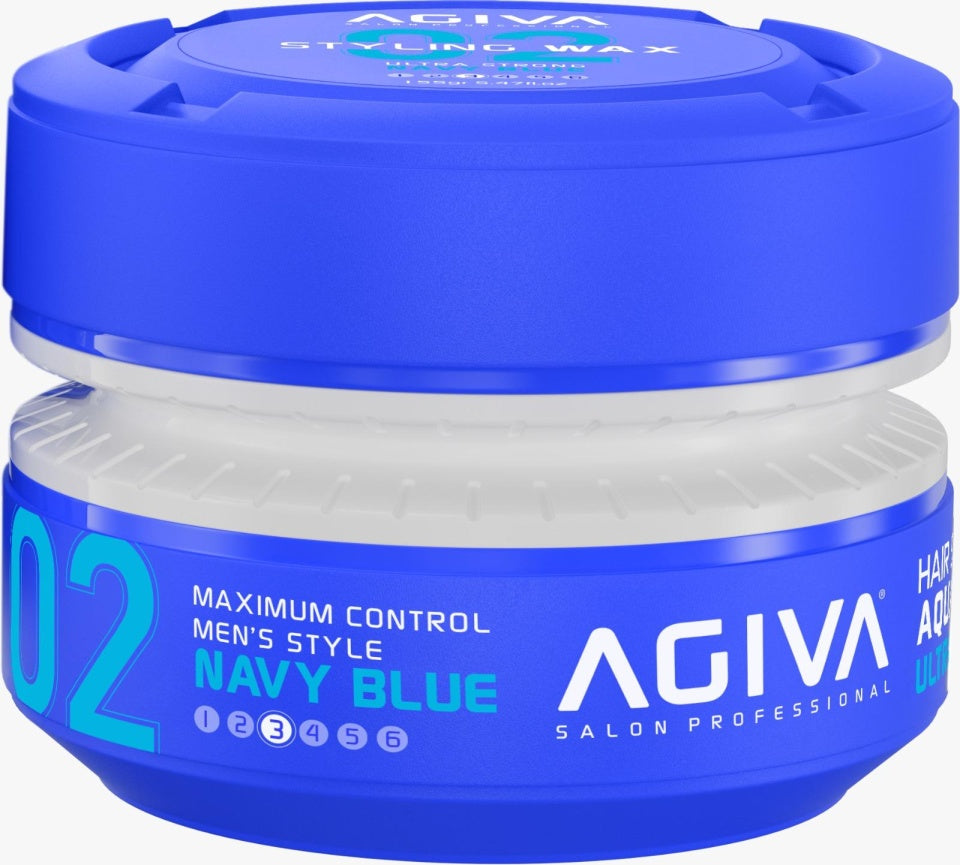 Agiva Styling Hair Wax Aqua Ultra Strong - Navy Blue 175 Ml