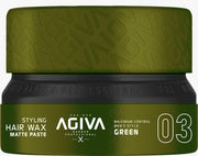 Agiva Styling Hair Wax Matte Paste - Green 155 Ml