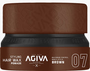 Agiva Styling Hair Wax Pomade - Brown 155 Ml
