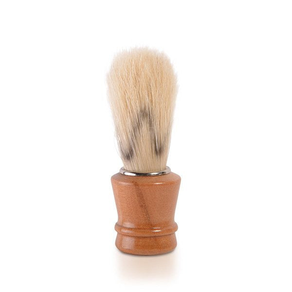 BFAFE40837 MINI SHAVING BRUSH WOODEN HANDLE (BOAR HAIR)