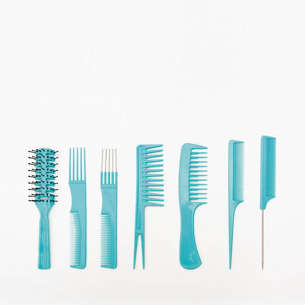 BFPEI42875 SET 7 COMBS AND CASE GEA BLUE
