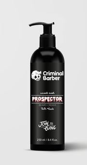 Crema de barba Criminal Barber Prospectors beard cream 250 ml