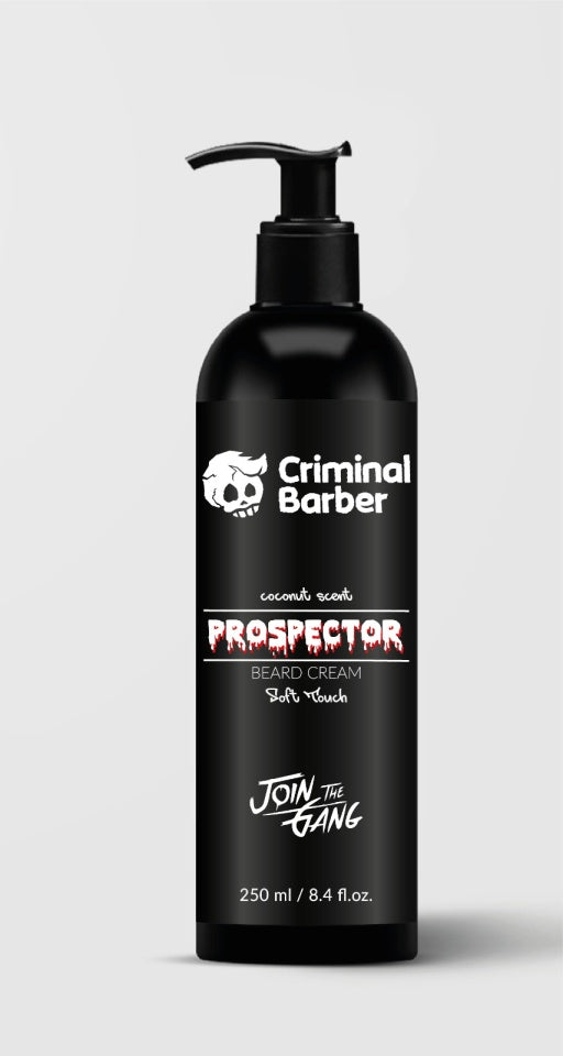 Crema de barba Criminal Barber Prospectors beard cream 250 ml