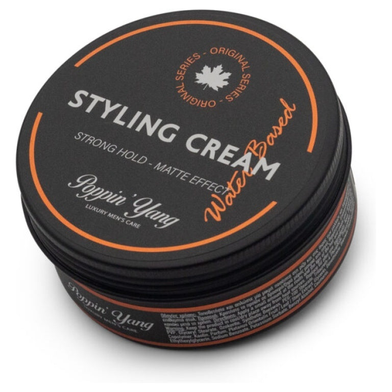 Crema de par mata modelatoare Poppin Yang styling cream fixare puternica 108 gr