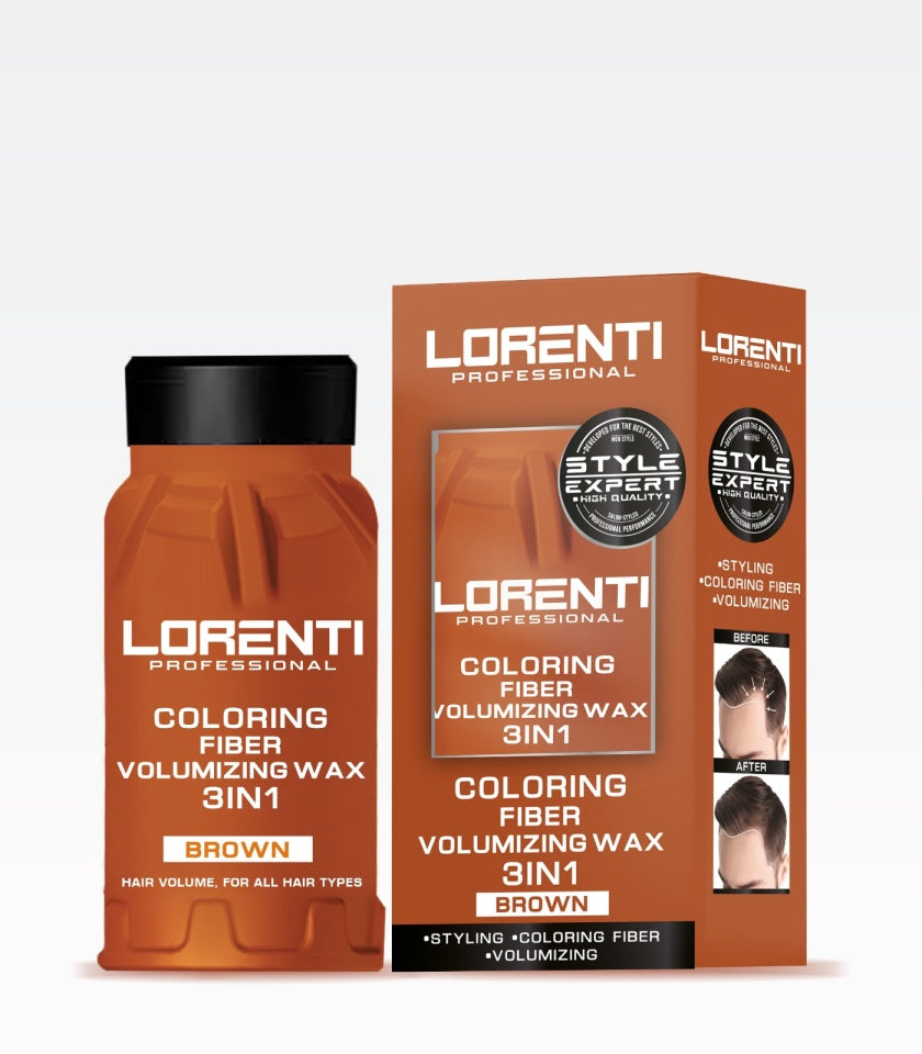 Fibre par maro cu volum Lorenti volume fiber brown 30 gr