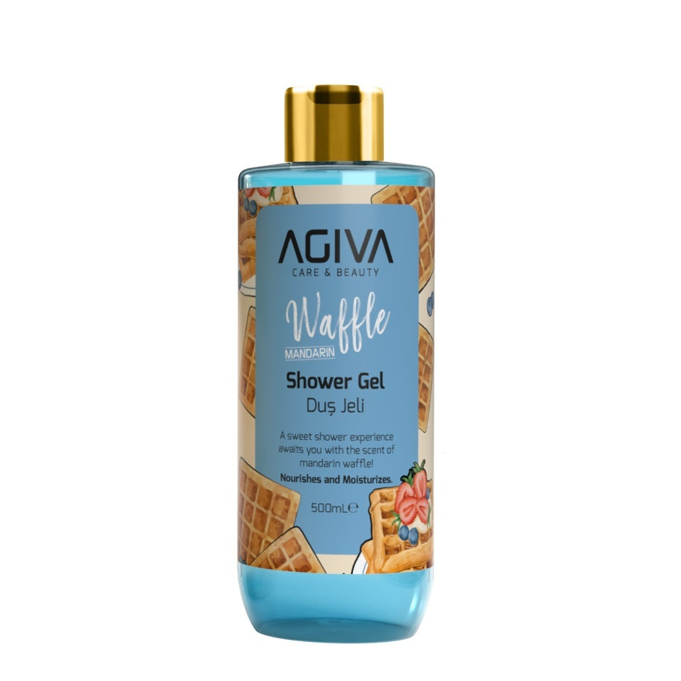 Gel de dus Agiva Care & Beauty Mandarin Waffle 500 ml