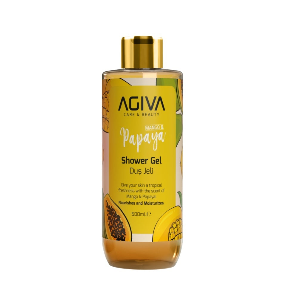 Gel de dus Agiva Care & Beauty Mango Papaya 500 ml