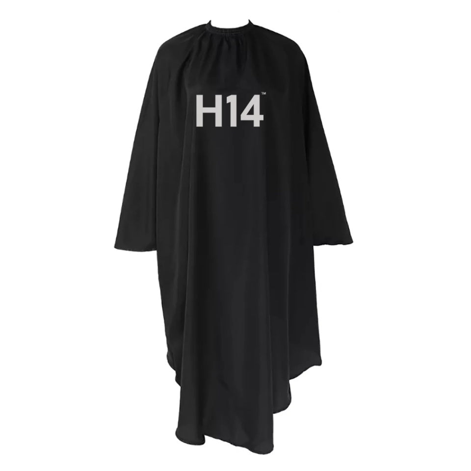 H14 BARBER CAPE BLACK - pelerina de tuns