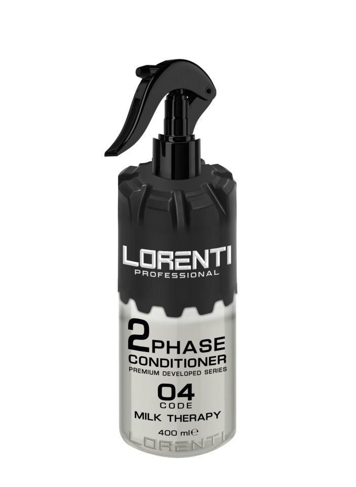 Lorenti 2 Phase Conditioner Milk 400 ml - hidratare, descurcare, bun de folosit la tuns