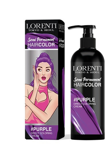 Lorenti semi permanent color Purple 200 ml