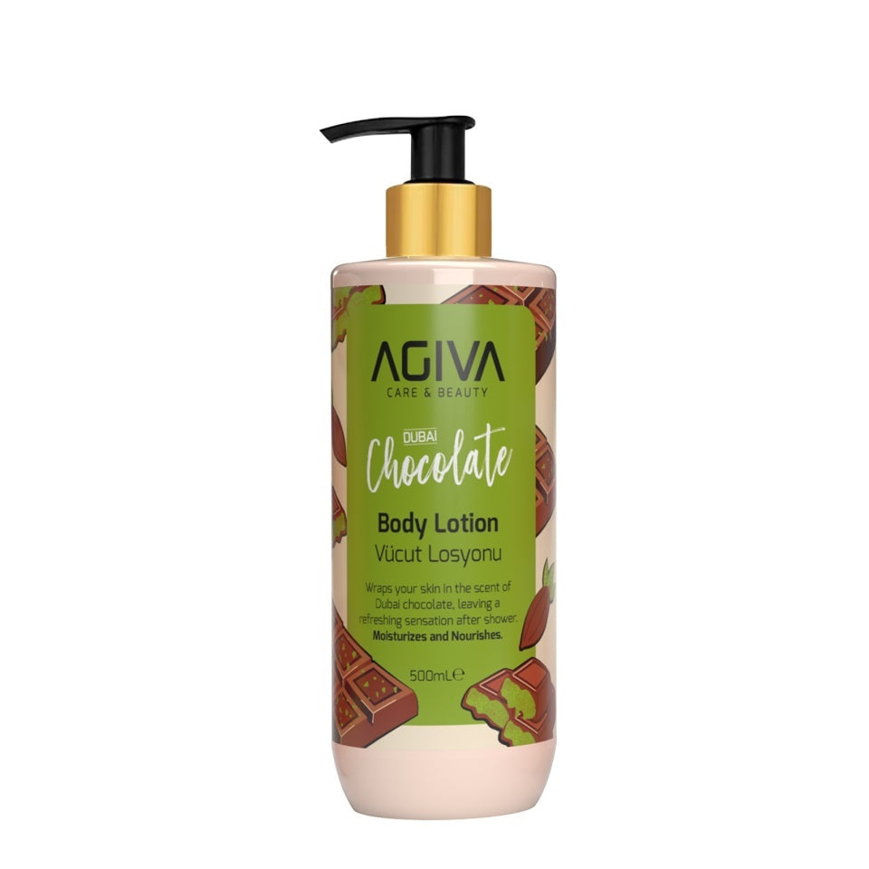 Lotiune de corp Agiva Care & Beauty Body Lotion Dubai Chocolate 500 ml