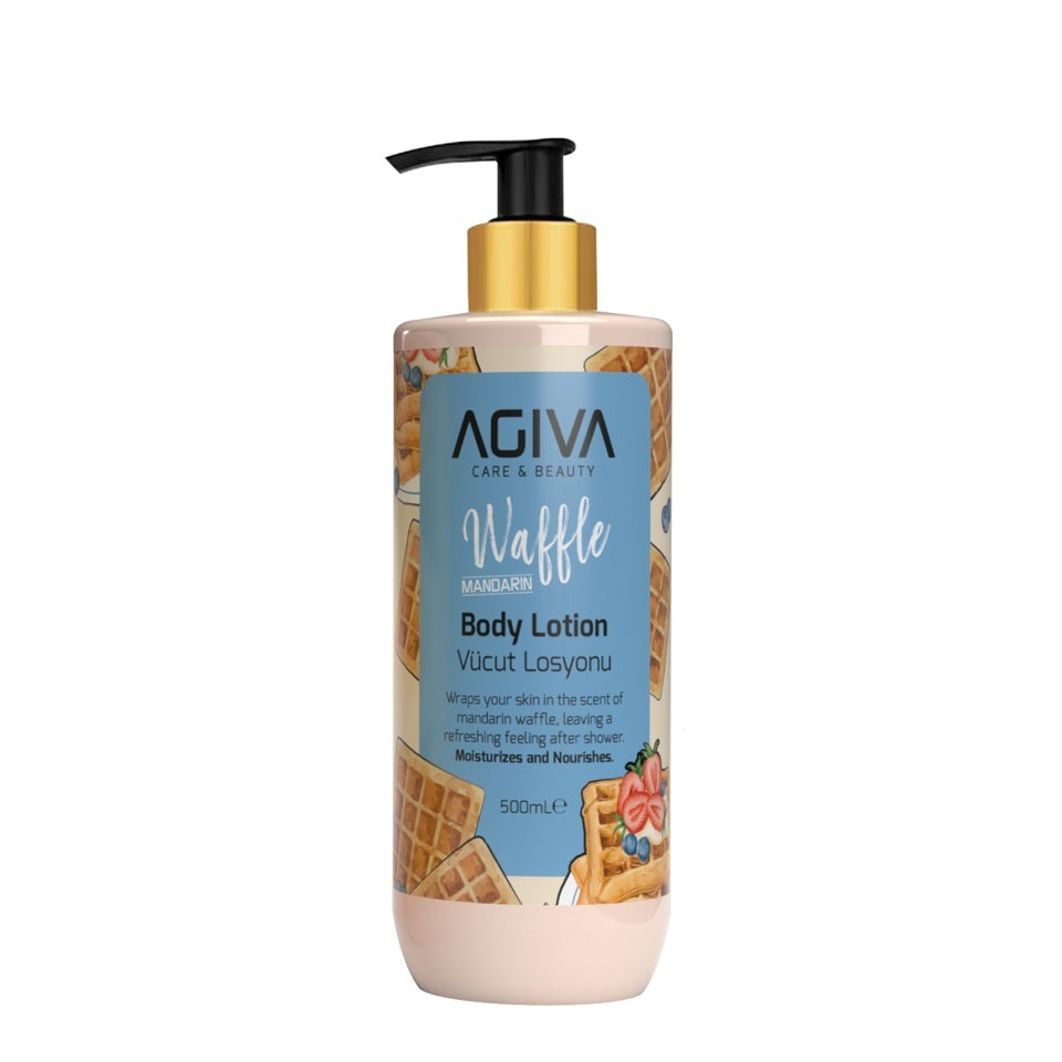 Lotiune de corp Agiva Care & Beauty Body Lotion Mandarin Waffle 500 ml