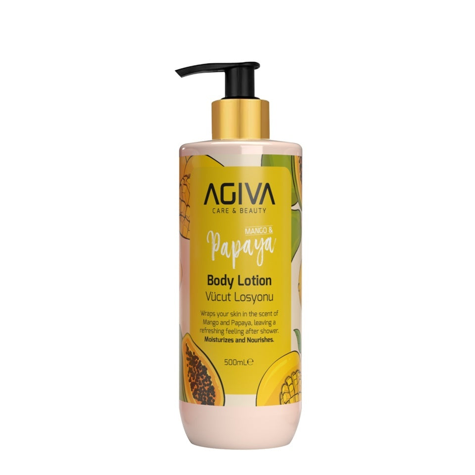 Lotiune de corp Agiva Care & Beauty Body Lotion Mango Papaya 500 Ml