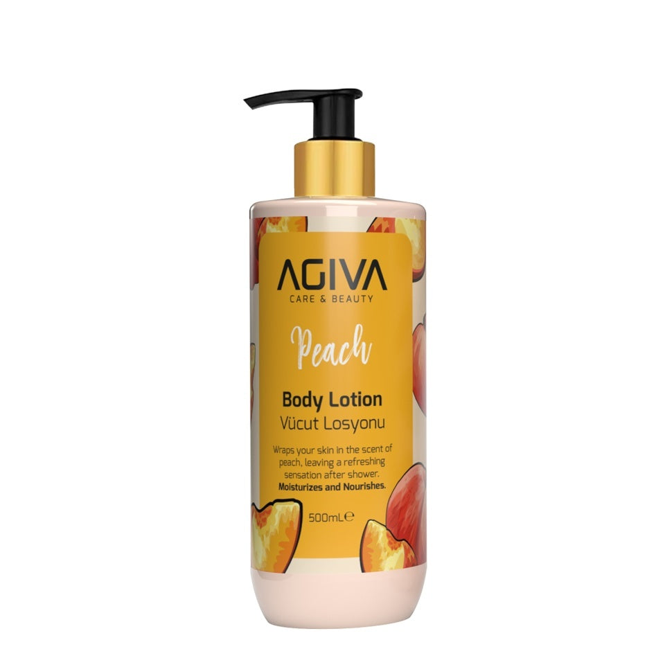 Lotiune de corp Agiva Care & Beauty Body Lotion Peach 500 ml