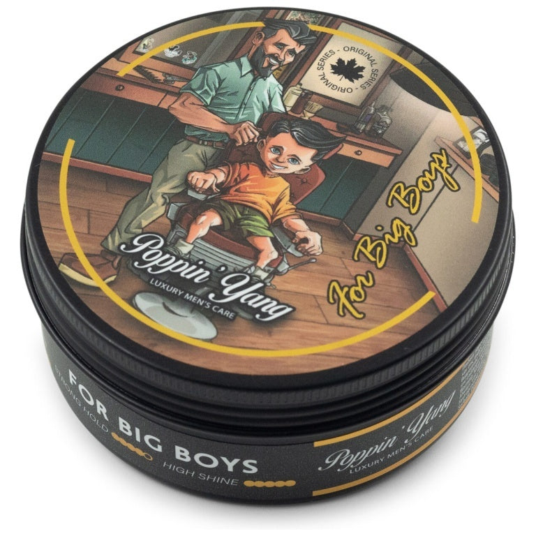 Pomada de par luciosa Poppin Yang Big Boys pomade fixare puternica 108 gr