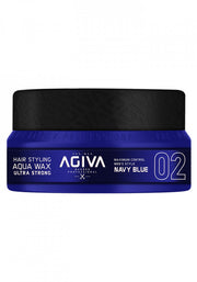 Pomada lucioasa fixare puternica Agiva Styling Hair Wax Aqua Ultra Strong - Navy Blue 90 mL