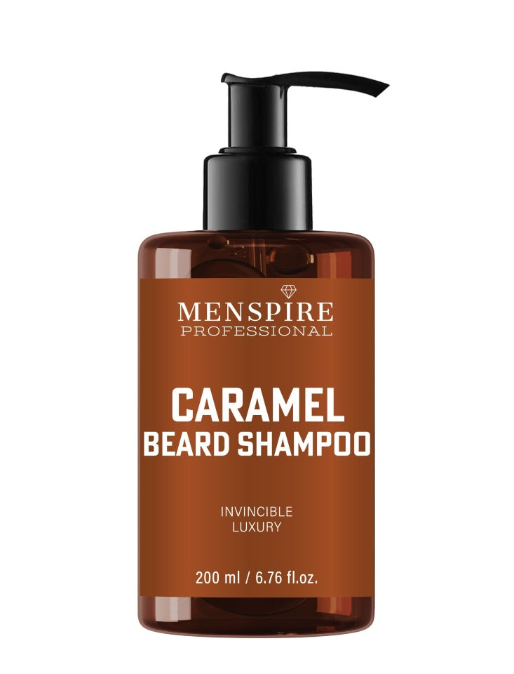 Sampon de barba Menspire Invincible beard shampoo caramel scent 200 ml