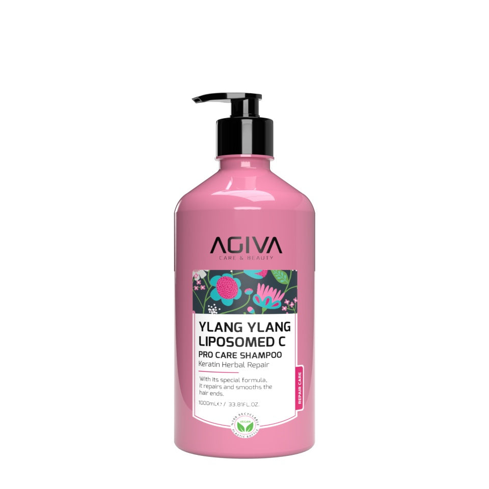 Sampon pentru reparare Agiva Ylang Ylang Lıpozom C Pro Care Shampoo 1000 Ml