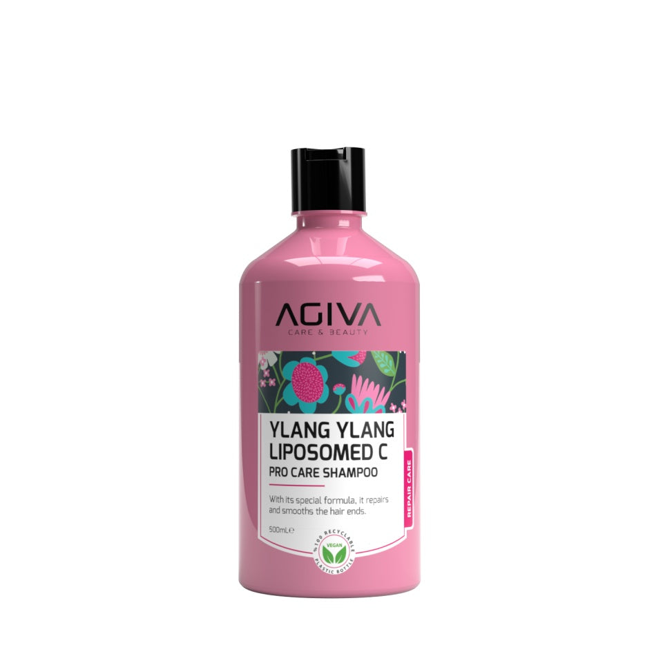 Sampon pentru reparare Agiva Ylang Ylang Lıpozom C Pro Care Shampoo 500 Ml