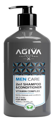 Sampon si Conditioner 2 in 1 Agiva 1000 ml