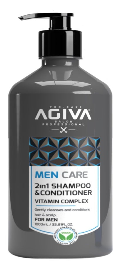 Sampon si Conditioner 2 in 1 Agiva 1000 ml
