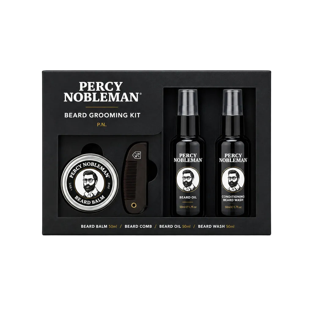 Percy Nobleman Beard Grooming Kit - Set ingrijire barba 200g