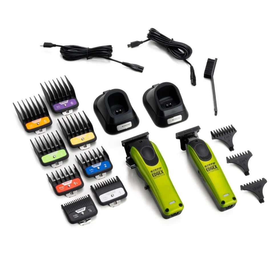 Kiepe Combo Edgex Green - Set Masini de tuns