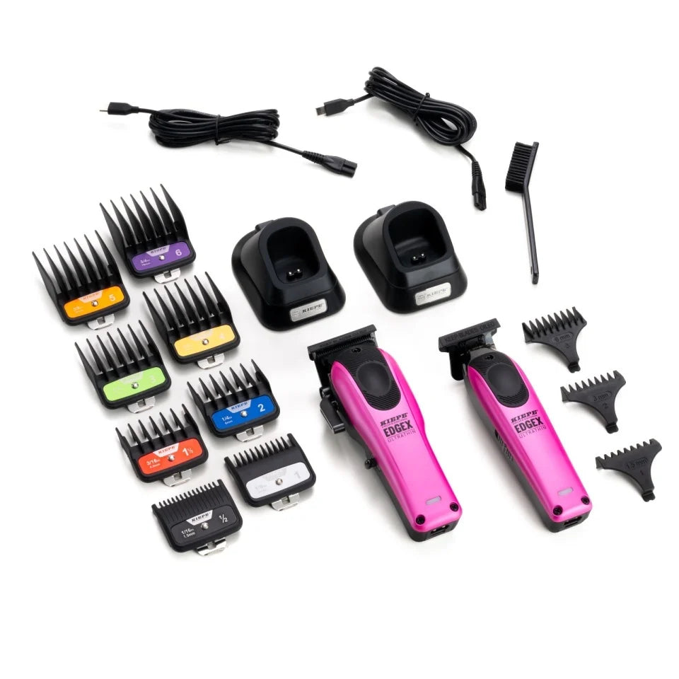 Kiepe Combo Edgex Pink - Set Masini de tuns