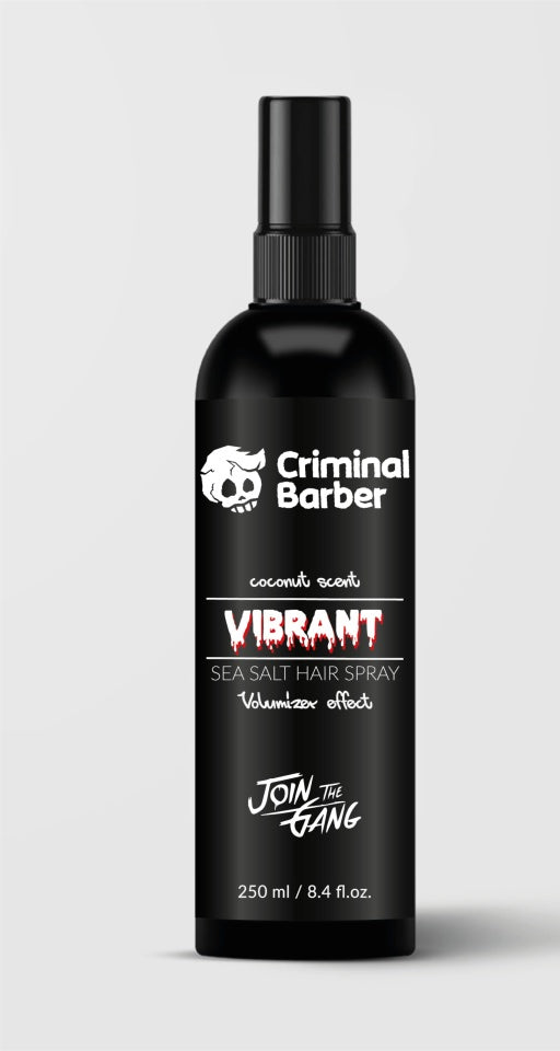 Spray de volum Criminal Barber Vibrant sea salt spray Coconut scent 250 ml