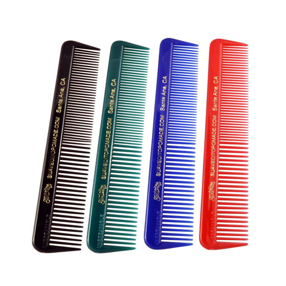Suavecito K-C004 Comb Pack - Multi Color - Set de 4 piepteni colorati