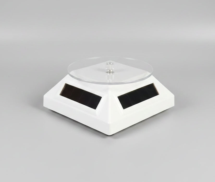 Expozor - Suport rotativ cu incarcare solara, alb
