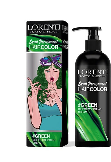 Vopsea seminpermanenta Lorenti semi permanent color Green 200 ml