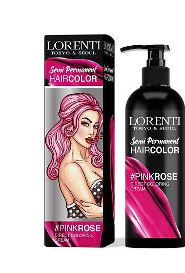 Vopsea seminpermanenta Lorenti semi permanent color Pink 200 ml