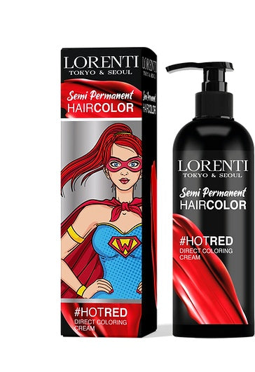 Vopsea seminpermanenta Lorenti semi permanent color Red 200 ml