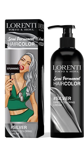Vopsea seminpermanenta Lorenti semi permanent color Silver 200 ml