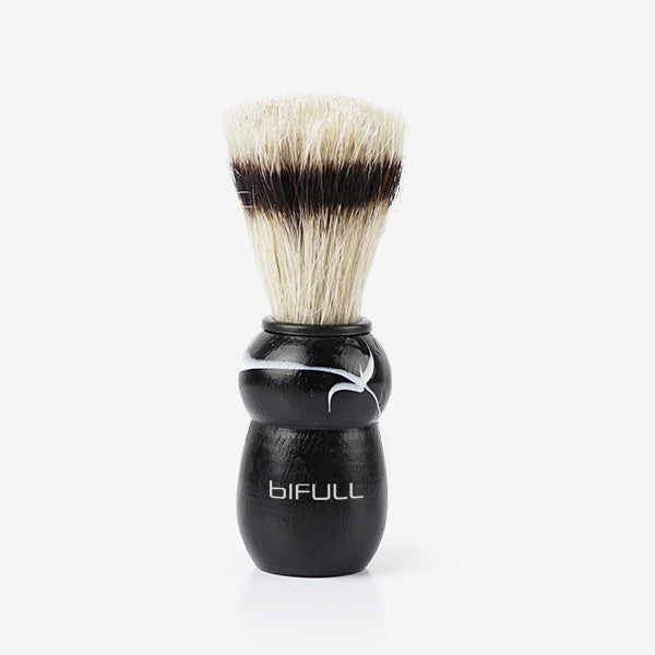 ZZAFE44970 SHAVING BRUSH BLACK HANDLE HORSE BRISTLES